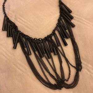 BCBG Statement Necklace in Grey